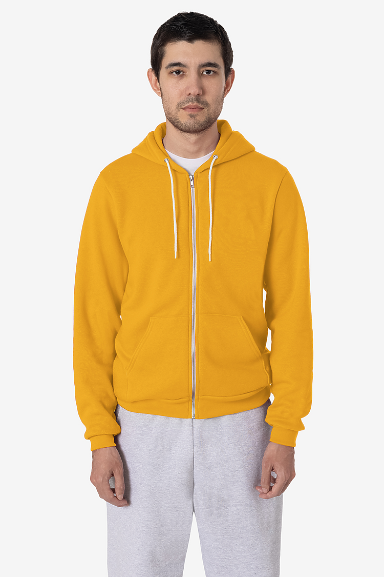 Flex Fleece Zip Up Hoodie Gold